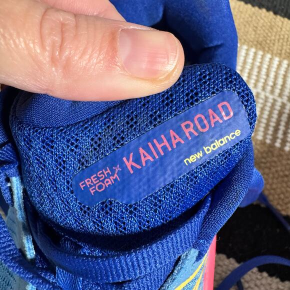 New Balance Fresh Foam Kaiha Running Sneaker Women 7 Blue Athleisure Walk Comfy - Picture 11 of 11